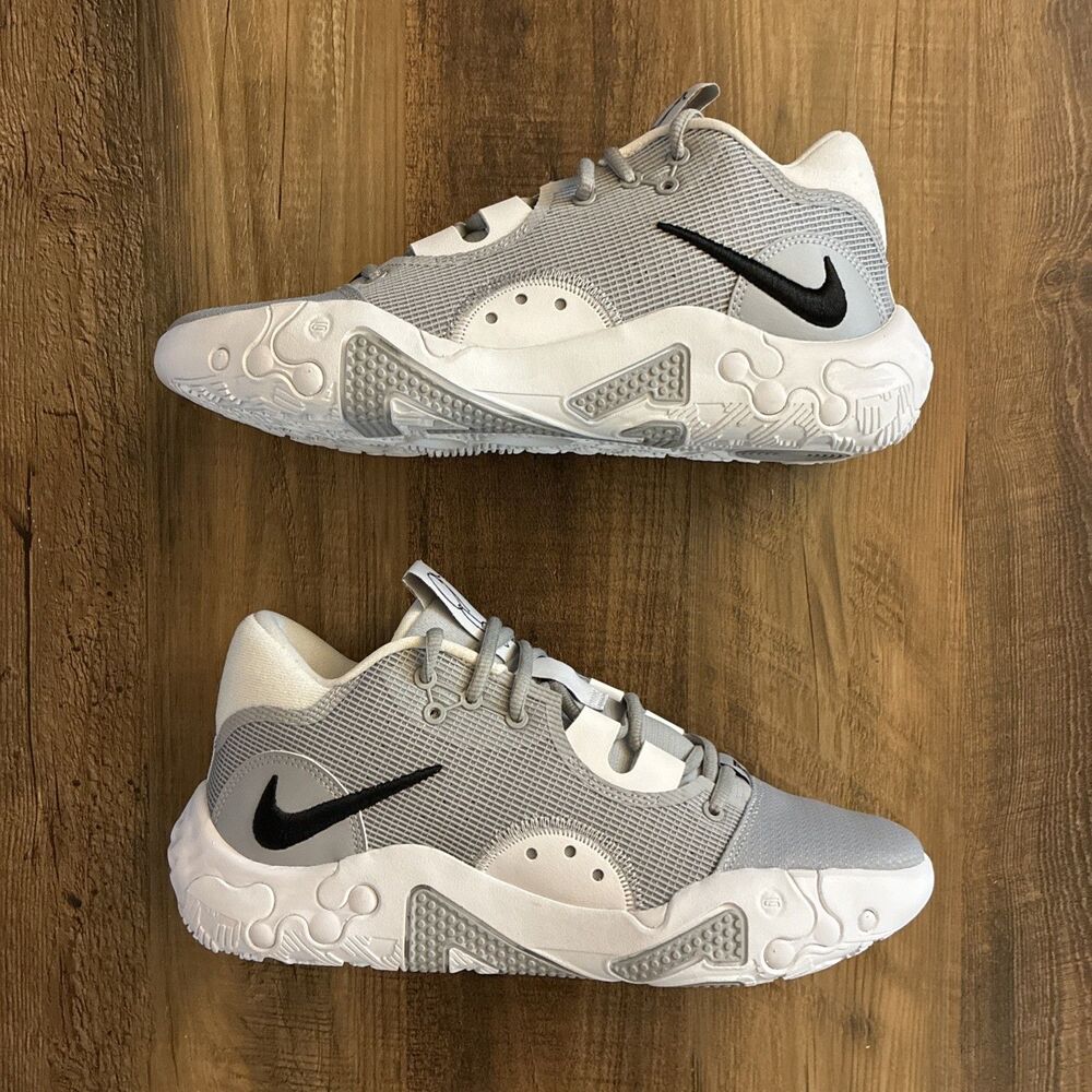Nike PG 6 TB Wolf Grey White Men Size 11 Basketball Shoes DX6654-003